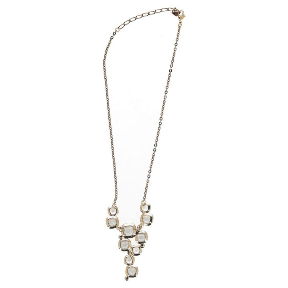 Swarovski Crystal Necklace in Gold Metal